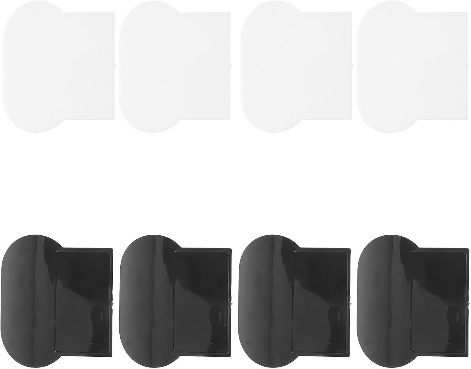 Hemobllo 8pcs Portable Toilet Seat Lifter Handle with Self Adhesive PC Material for No Touch Lifting and Effortless Operation Compatible with Toilet Seat Cover for Home and Office Use