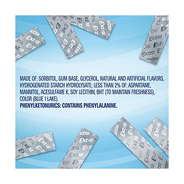 Extra Peppermint Sugarfree Gum, (Pack of 10) by Extra – Bild 8