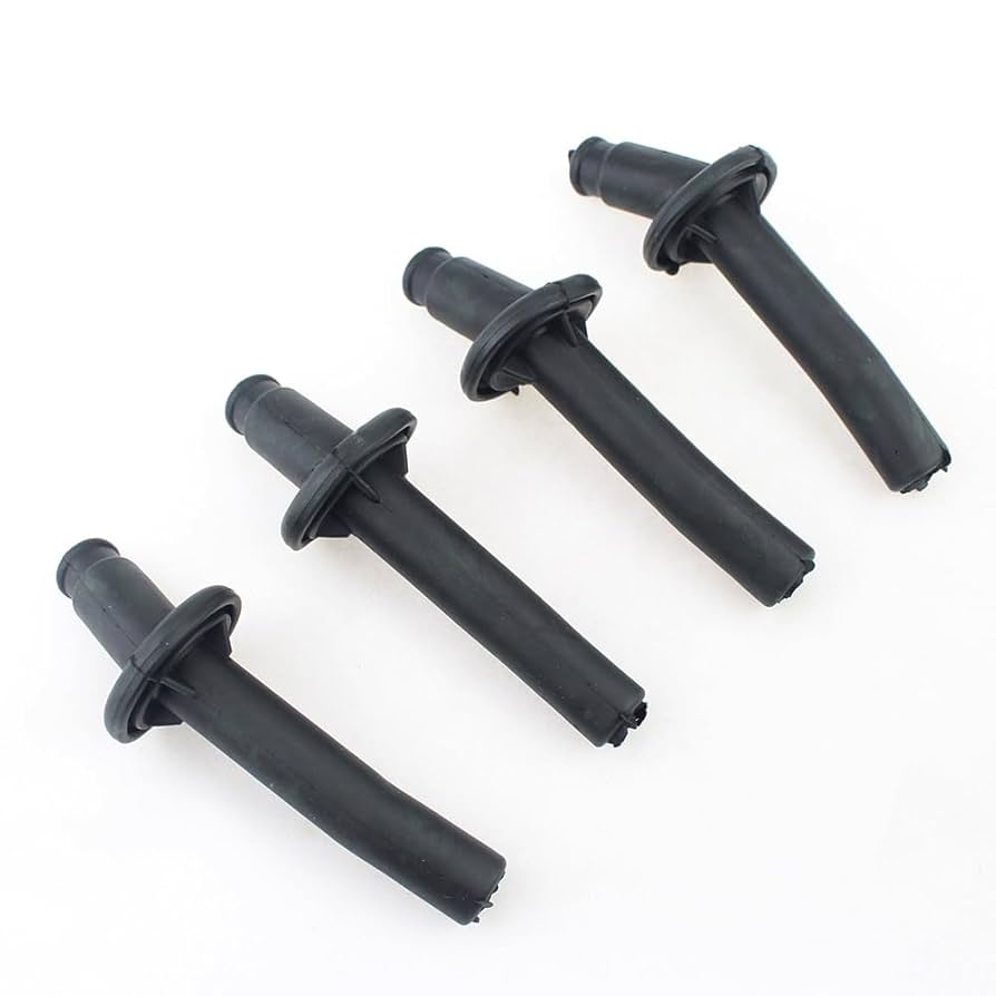 パーツ mc17 mc19 mc22 Amazon | オートバイ 4 個ゴムスパークプラグキャップフレア