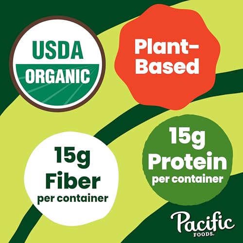 Pacific Foods Organic Fire Roasted Vegetable Chili, Plant Based, 16.5 oz Can(Pack of 1)