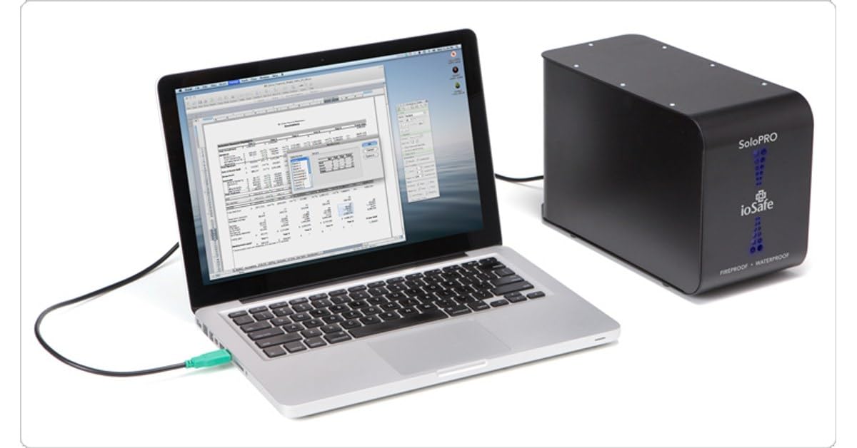 IOSAFE SOLOPRO DISCO DURO EXTERNO 4000 GB NEGRO