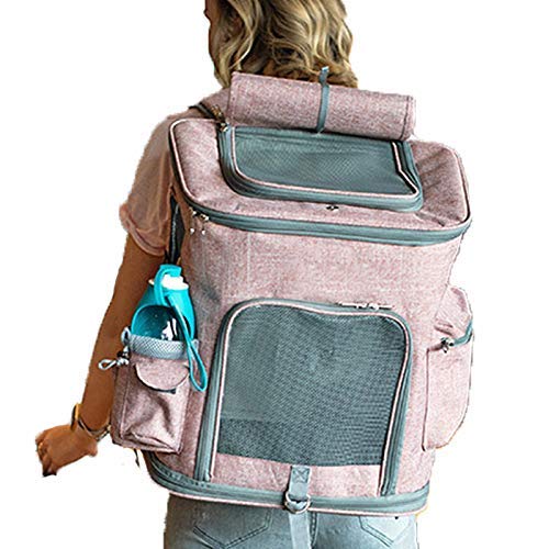 Hundetragerucksack Bis 8,5kg - Atmungsaktiv Für Kleine Hunde & Katzen