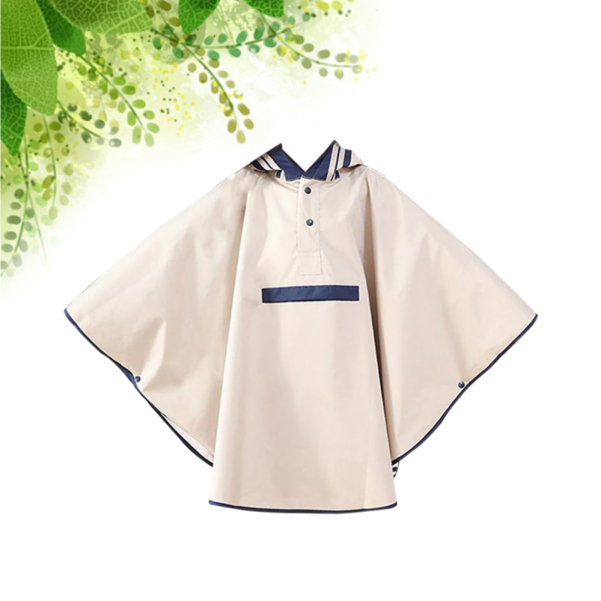 ropa de lluvia para niñas traje de lluvia capa impermeable abrigo pantalones impermeables poncho Poncho con capucha para Navy