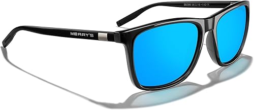 Miniatura 5 de MERRY'S S8286 Lentes de sol polarizados de aluminio, unisex, estilo de época, para hombres y mujeres