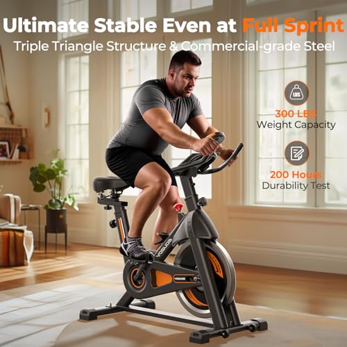 YOSUDA Magnetic Exercise Bike-Cycle Bike with Big Tablet Holder & Comfortable Seat for Home/Gym Use - Image 3