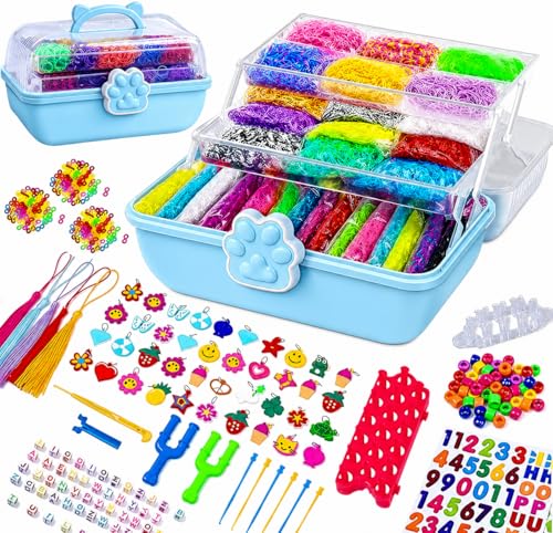 17000+ Loom Band Kit - 32 Vibrant Colors Loom Bands, Bracelet...