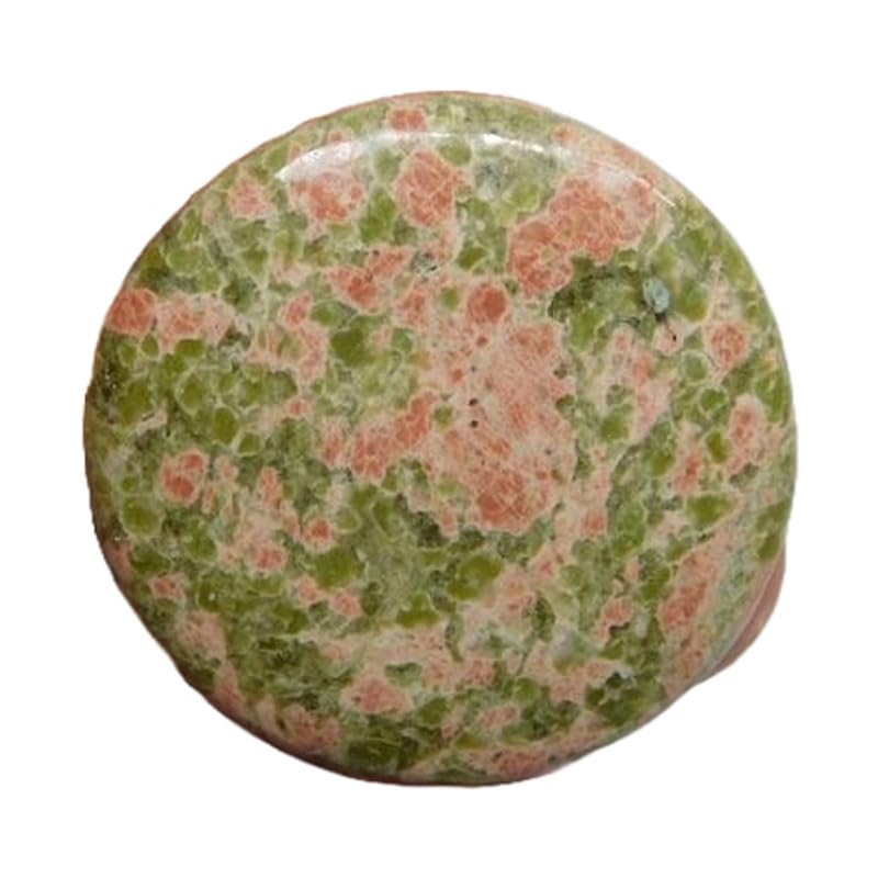 Cabochon unakite naturelle 37mm pour créer votre pendentif bohème en atelier de bricolage