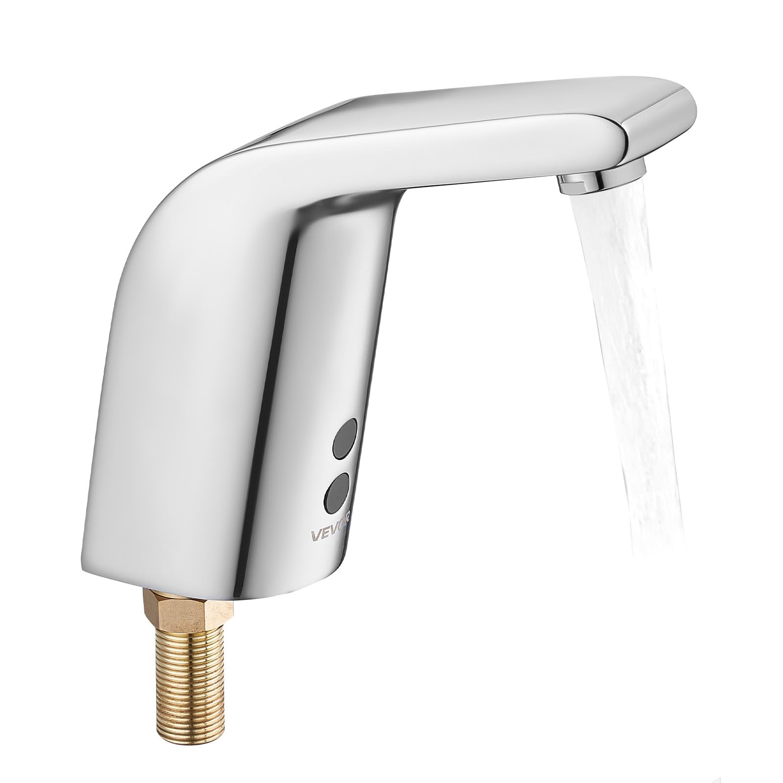 VEVOR Waschtischarmatur Berührungslos – Automatischer Wasserfluss, verchromt