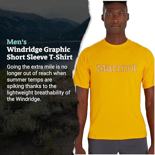 Image of MARMOT Men's Windridge Moisture-Wicking, Eco-Friendly, Breathable, UPF Short Sleeve Shirt