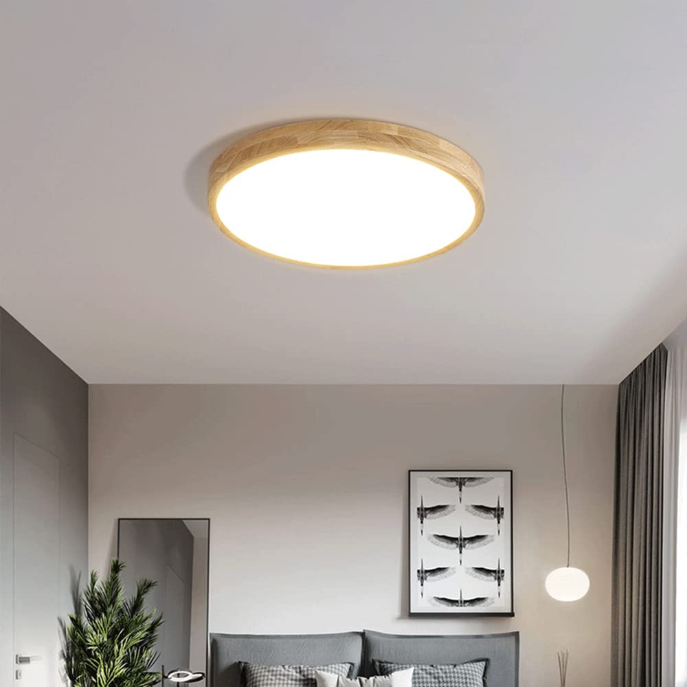 Lampa Sufitowa LED Do Użytku Domowego Wbudowana, Sufitowa Lampa Spłukująca Kreatywnymi Światłami Panelowymi Okrągłe, Ściemnialne Oświetlenie Płaskie Do Kuchni, Sypialni, Salonu I Przedpokoju RCIDOS