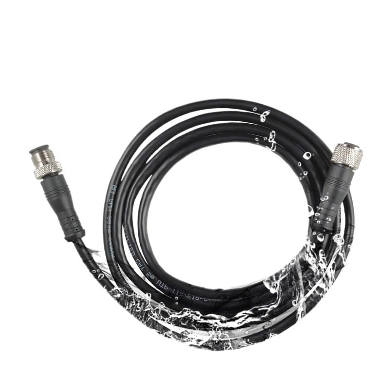 M12 Cable Connector Male and Female Circular Shield 2 3 4 5 6 7 8 9 12 17 pin p/;vc PUR Straight Angle MOL*/d Water Proof M8(1-1.5meter,8P)