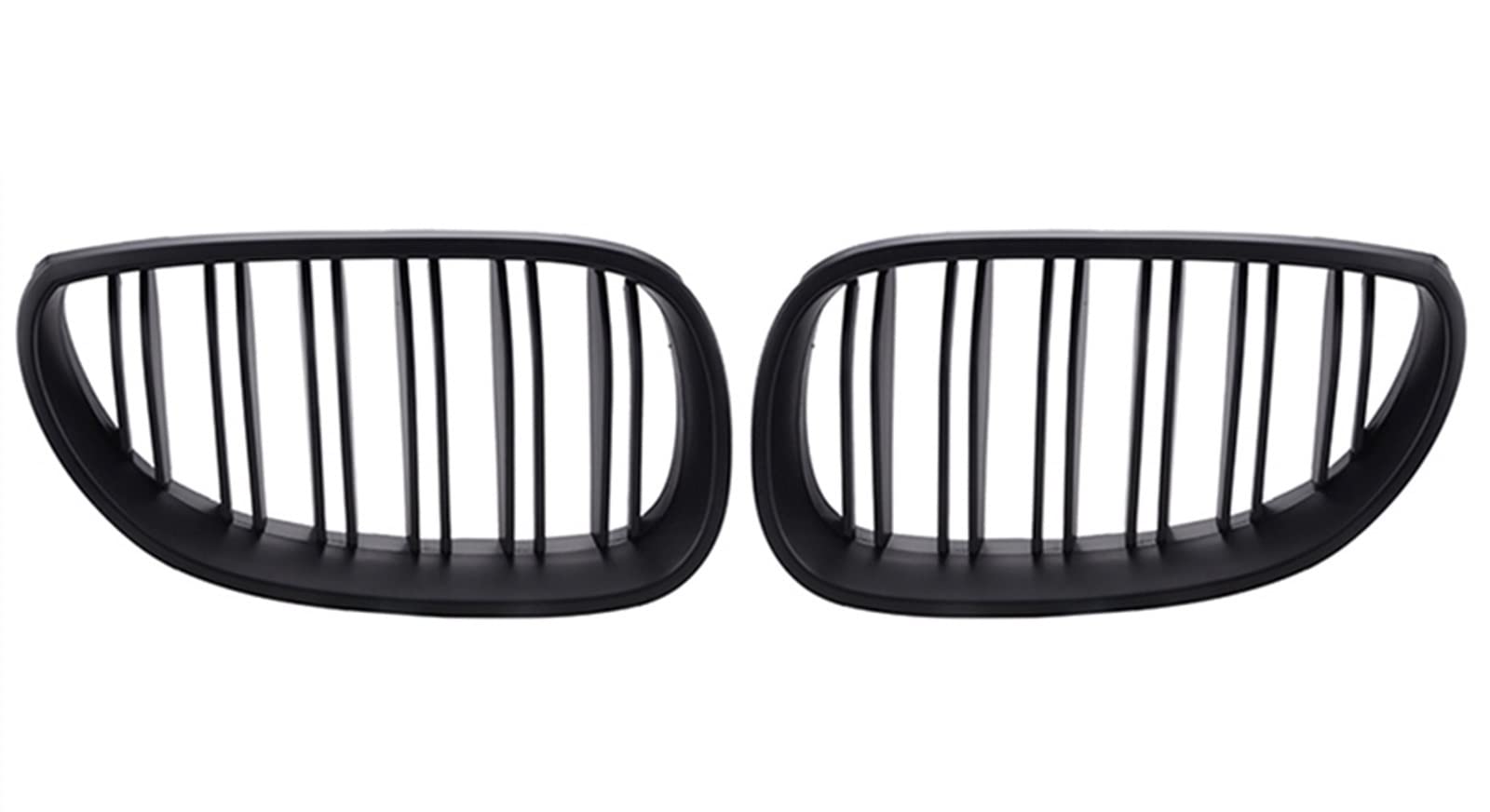 Rejillas delanteras para 5 Series E60 E61 de parachoques frontal negro brillante 8