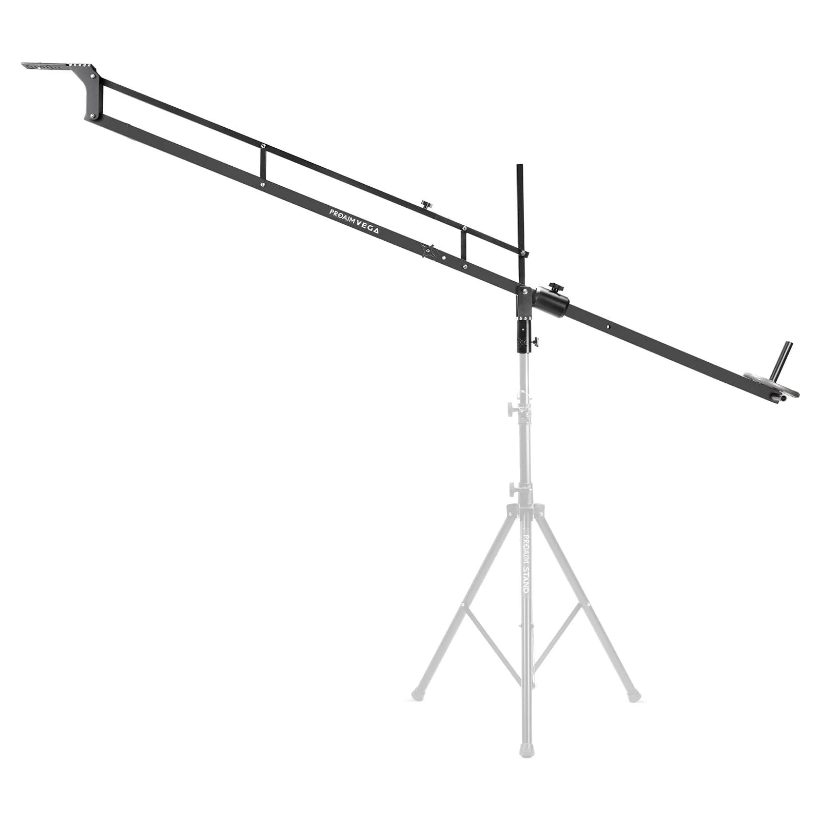 PROAIM Grúa Vega Jib de 8 pies para cámaras de video DSLR. Carga útil de hasta 8 kg. Soporta cabezales de inclinación panorámica y cardanes de cámara de 3 ejes (JB-VG08-01)