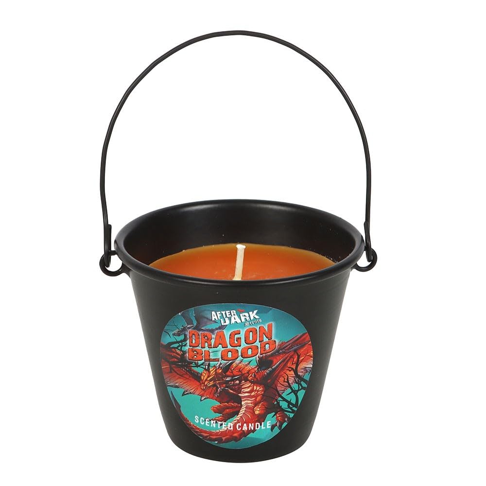 Something Different Dragon Blood Bucket Scented Candle (One Size) (Black/Orange)