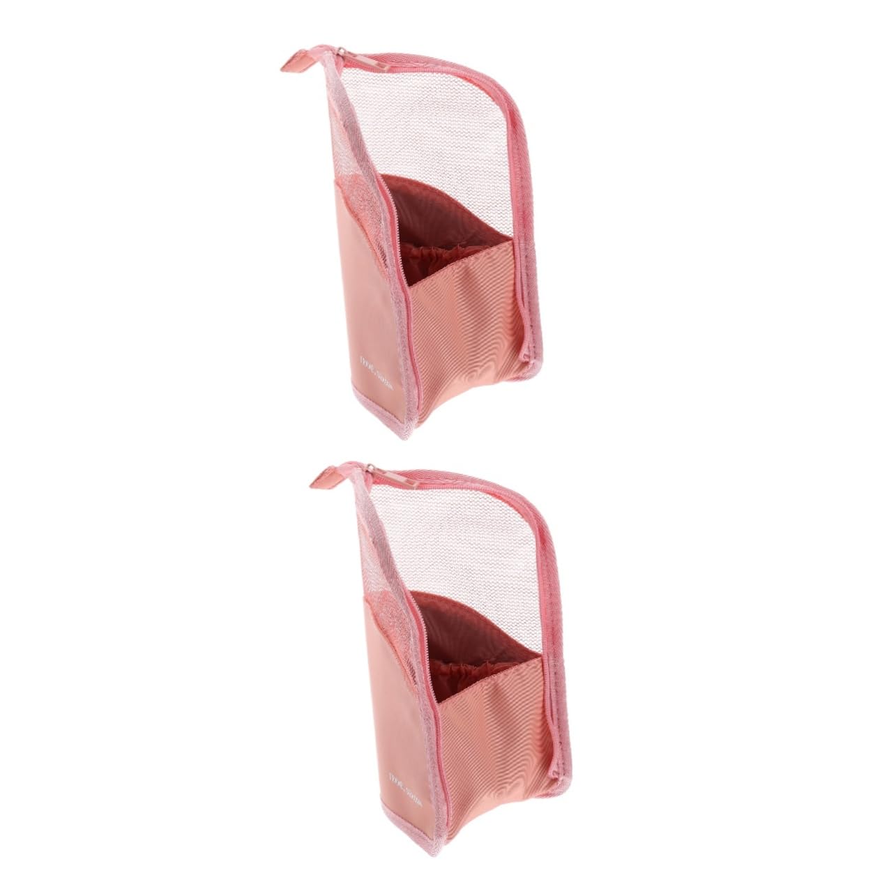 Healeved 2piezas Organizador De Maquillaje y Prueba De Bolsa De Cosméticos para Almacenamiento De Brochas De Maquillaje y Accesorios Diseño Portátil