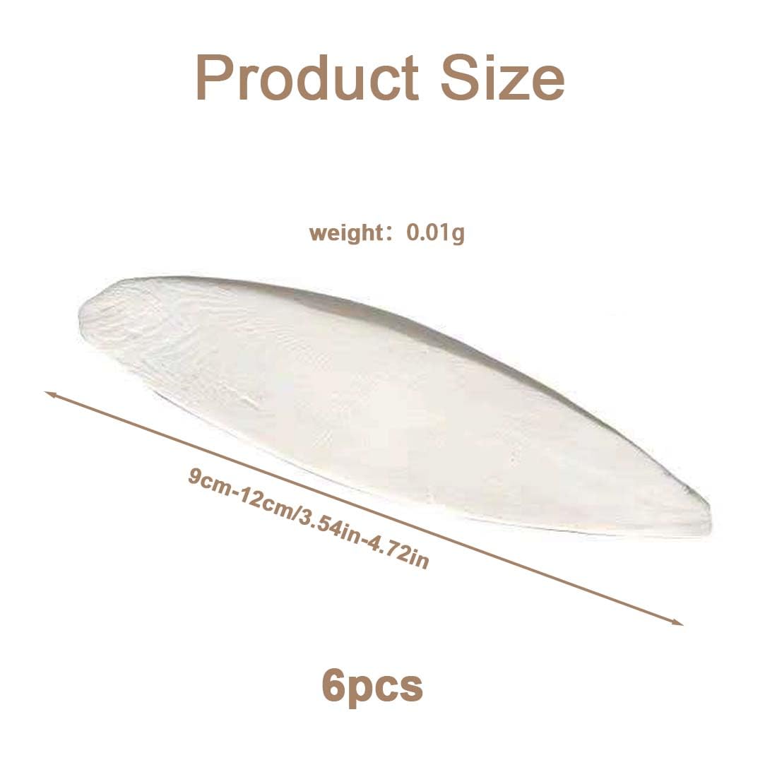 6 Pezzi Seppia Uccelli Masticare Giocattoli pappagalli Giocattolo da Masticare Seppia Ossa per Tartarughe, Uccelli, lumache, 11-13 cm