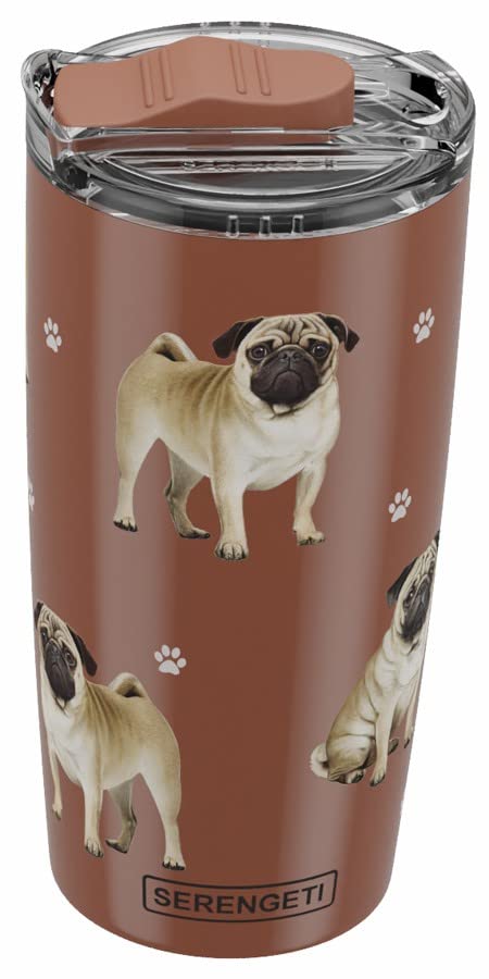 Pug SERENGETI 20 Oz. Stainless Steel, Vacuum Insulated Tumbler wi...