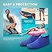 SEEKWAY Water Shoes Quick-Dry Aqua Socks Barefoot Slip-on for Beach Pool Swim River Yoga Lake Surf Women Men Blue SK001