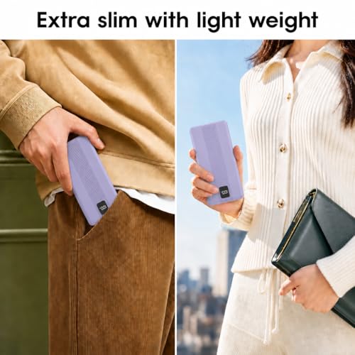 Cargador portátil 10000mAh con 4 cables integrados y carga rápida 22.5W miniatura 7