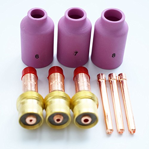 Promotion TIG Welding Accessories Gas Lens KIT Alumina Nozzle Collet for WP 17 18 26