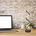 ELINKUME Modern Table Lamps,Unique Lamps,Bedside Lamp for nightstand,LED Dimmable Minimalist Table lamp for Bedroom Living Room Office Desk lamp Bookshelf lamp,12W Warm White