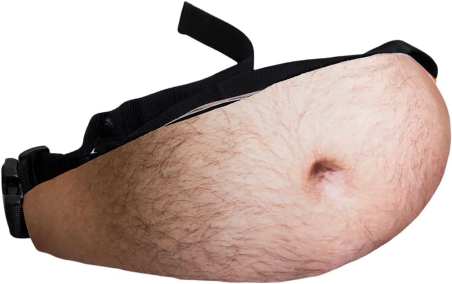 Novelty Belly Waist Bag Men, Funny dad Bag Bum Bag Adjustable Belt (01Beige)