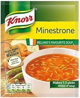 Knorr Super Chicken Noodle Soup Mix packet soup free from artificial colours and preservatives quick and easy 12x 51 g (48 servings)