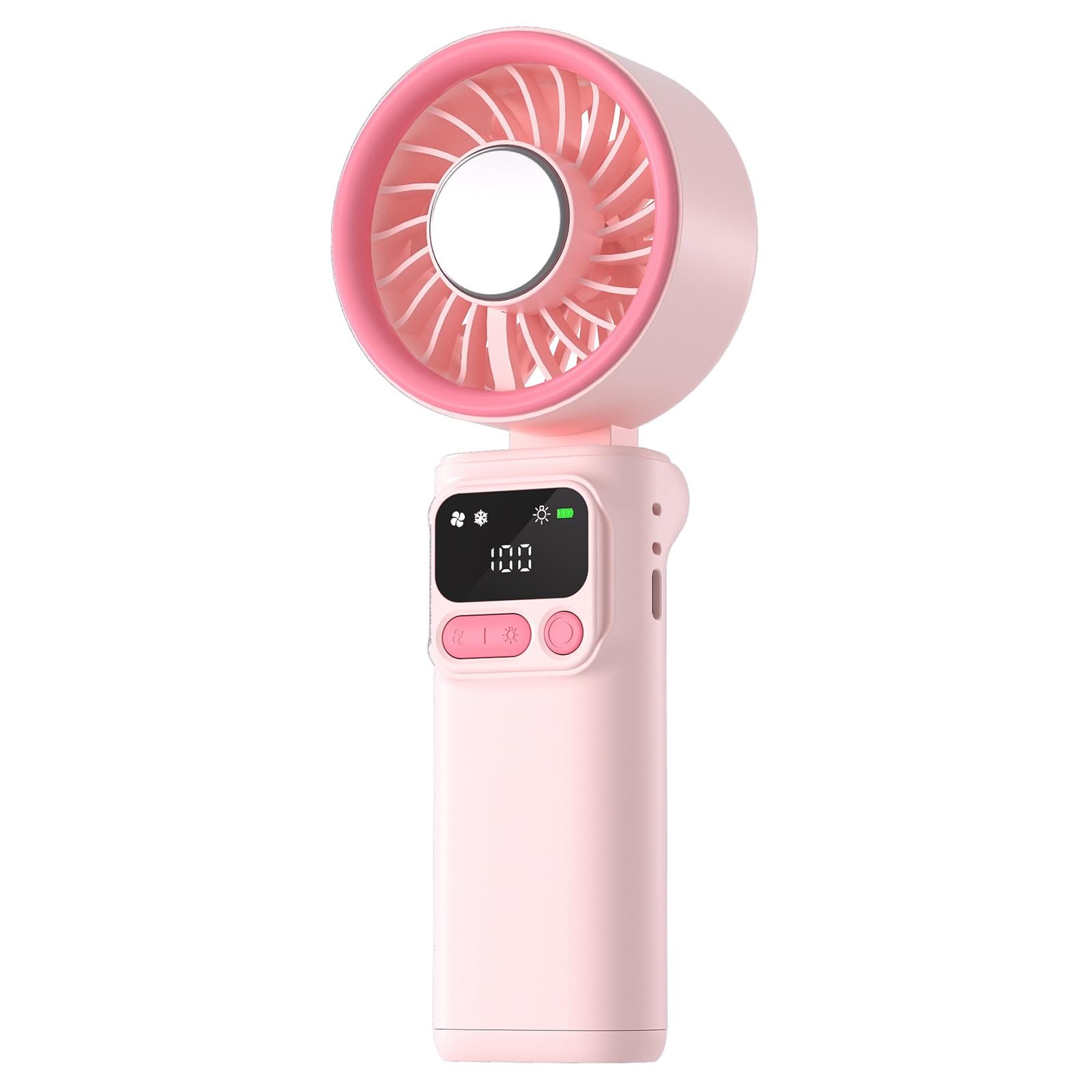 Tsophreniq Weight Cooling Fan with Adjustable Speeds USB Rechargeable Handheld Fan for Hiking Camping Offices Use USB Rechargeable Handheld