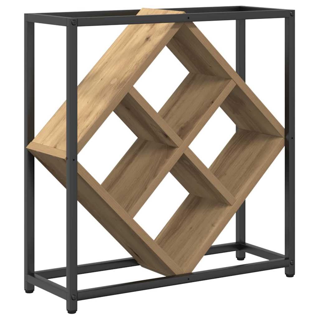 Générique Flaschenhalter, Holz, für 16 Flaschen, 51 x 18 x 52,5 cm | Kompaktes Design, modernes Weinregal, vertikale Aufbewahrung, einfache Montage