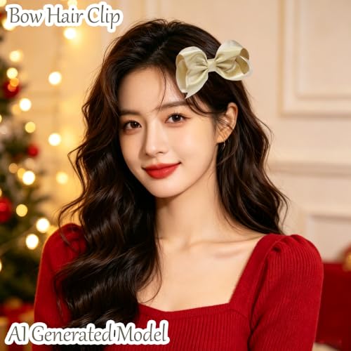 2 Pinzas para cabello doradas de 4.5 pulgadas miniatura 6
