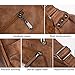 Artwell Fashion Crossbody Bag For Women Shoulder Bag Soft PU Leather Handbags Purses Multi Pocket Hobo Tote Bag (Brown)