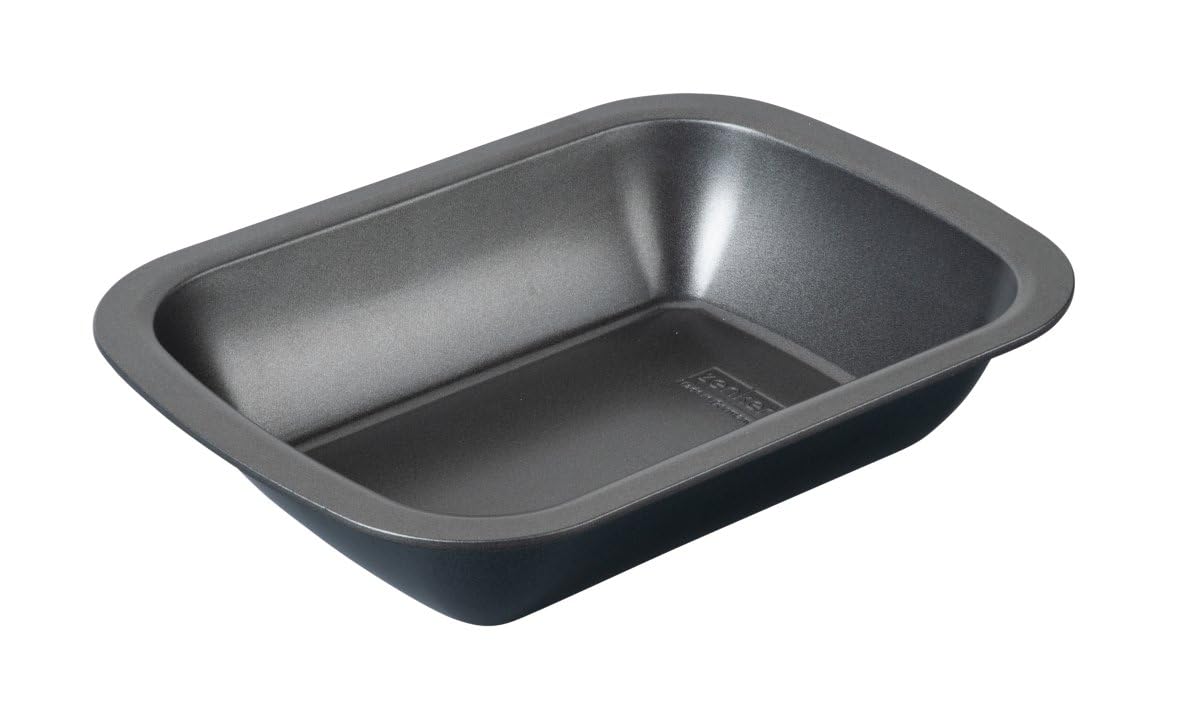 Set van 2 XXL rechthoekige schalen 40 x 29 cm van geëmailleerd staal