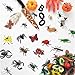 30 Pack Bug Toys Fake Plastic Bugs and Insects for Kids Toddler Halloween Birthday Party Favors Easter Valentine's Day Basket Stuffers Goodie Bag Fillers April Fool's Day Prank Gifts Fake Bugs Toys