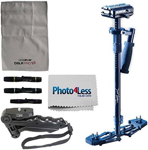 Devin Graham Signature Series stabilizer for cameras 2-12 lbs by Glidecam + Tripod + Cleaning Kit + Photo4Less Cleaning Cloth - Top Value Bundle