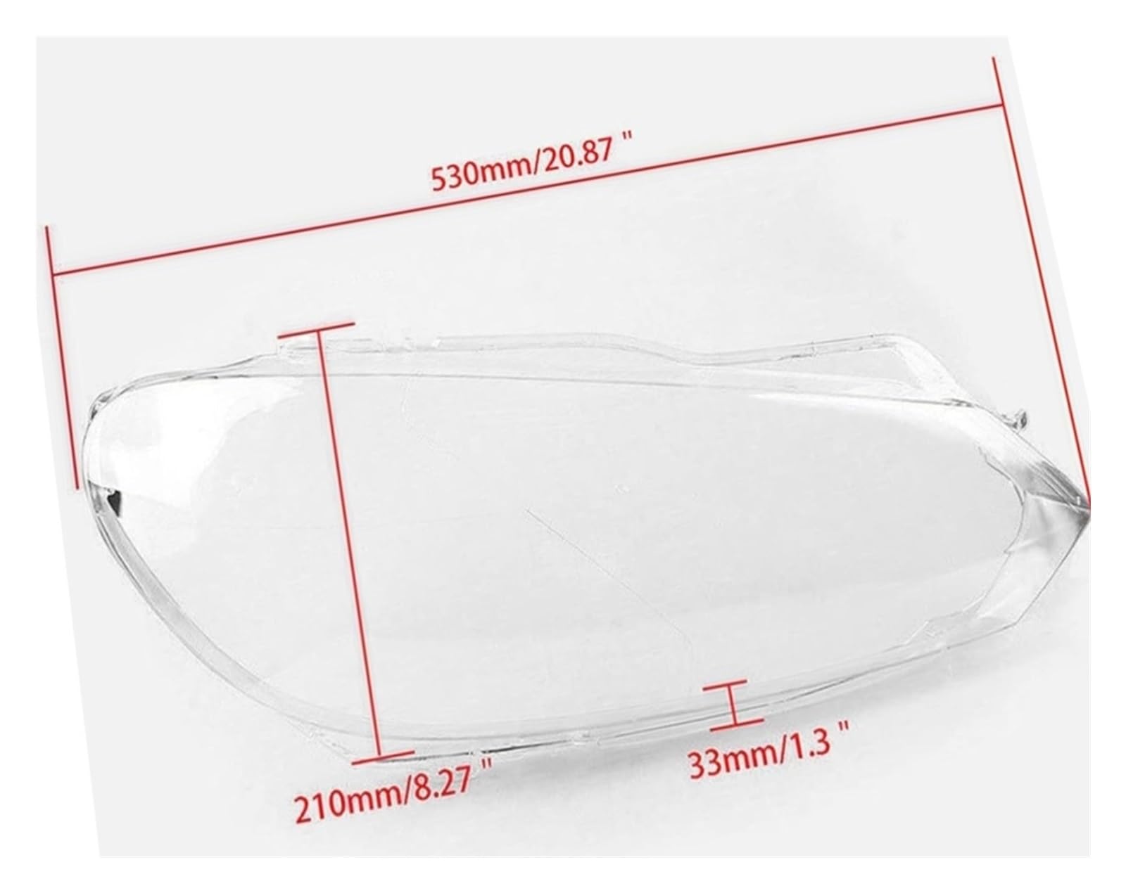 Sostituzione lente faro for Golf 6 for MK6 R 2009-2012, paralume trasparente for faro auto