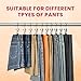 30 Pack Pants Hangers with Clip,Legging Organizer for Closet Hanging, Space Saving Yoga Pants Hangers Clip Hangers Closet Organization,Closet Organizers and Storage for Jeans,Shorts,Skirts,Hats
