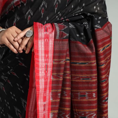 COTTONSILK & KHANDUAPATA sambalpuri silk saree – image 4