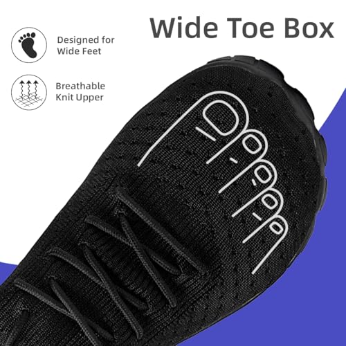 Barefoot Shoes Men Wide Toe Box Running Zero Drop Grounding Non Slip Sports Trail Athletic Footwear Walking Workout Lightweight Outdoor Casual Fashion Sneakers2