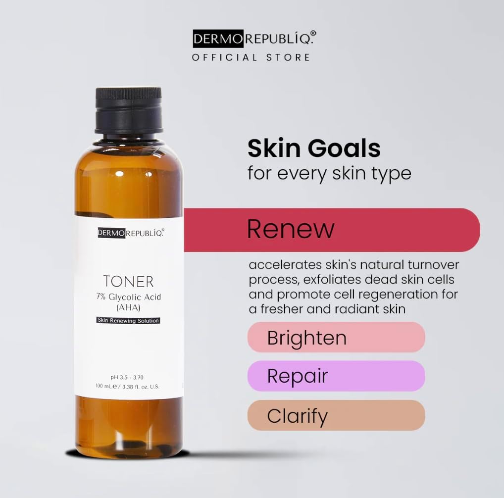 Dermo Repúbliq Glycolic Acid 7% Toner – pH 3.5-3.7, 100mL - Image 3