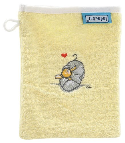 Bébé-Jou 301148 Guanti da Bagno Humphrey's, Giallo...