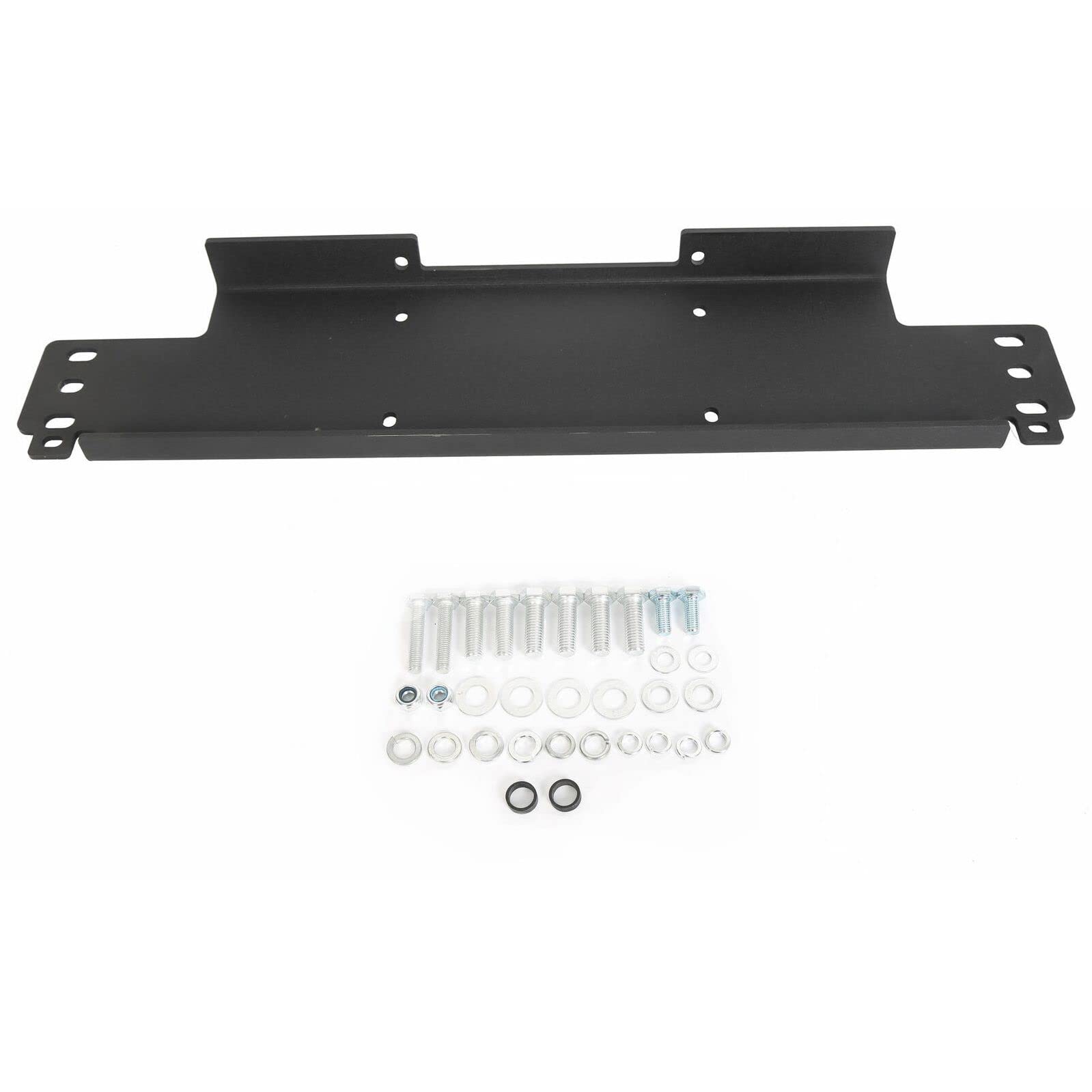AWPWAY for Jeep for Wrangler 1987-1995 1997-2006 Yj Tj 2-Door Steel Winch Mounting Plate Lb Left Right Front Upper Lower SG0640