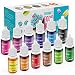 12 Color Food Coloring Set - ValueTalks Food Grade Liquid Concentrated Cake Food Coloring Set for Baking, Decorating, Cooking, Icing, DIY Slime Making and Crafts kit - .35 fl. Oz (10 ml) Bottles