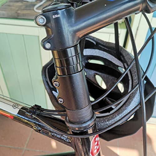Triwonder Bike Stem Riser Handlebar Extender Bicycle Fork Stem For Mtb Bmx Mountain Bike Aluminium Alloy Head Up Adapter (Black) #TOP6