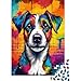 Imagen de Puzzle Perro-Jack-Russell-Terrier-Graffiti De 1000 Piezas Interesante Rompecabezas Hombres Y Mujeres De 1000 Piezas Decoracion Regalo 38x26cm