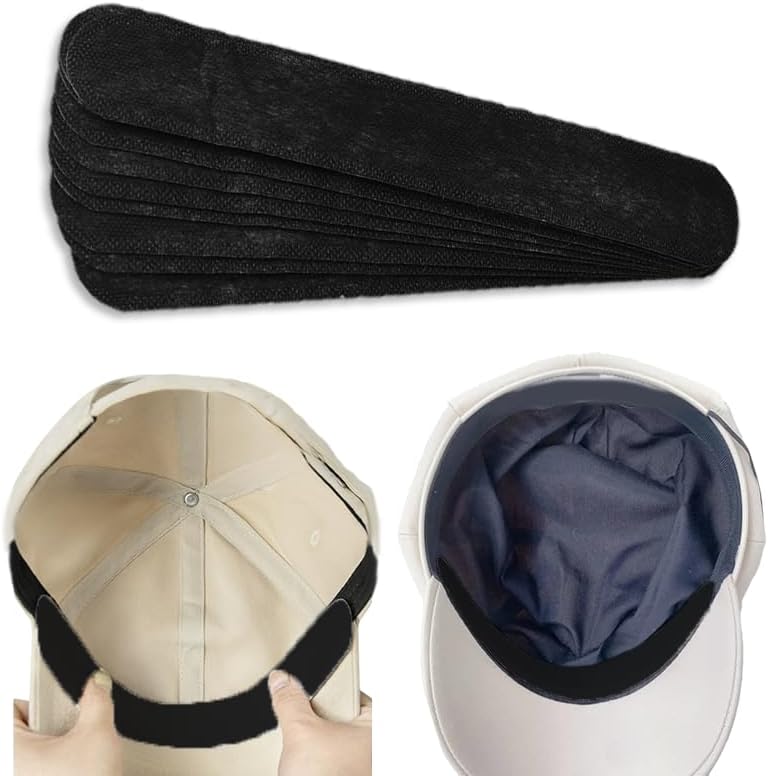 Hat Sweat Liner - Sweat Protector for Baseball Caps - Disposable Hat Liner Suitable for Sports Outdoor Activities