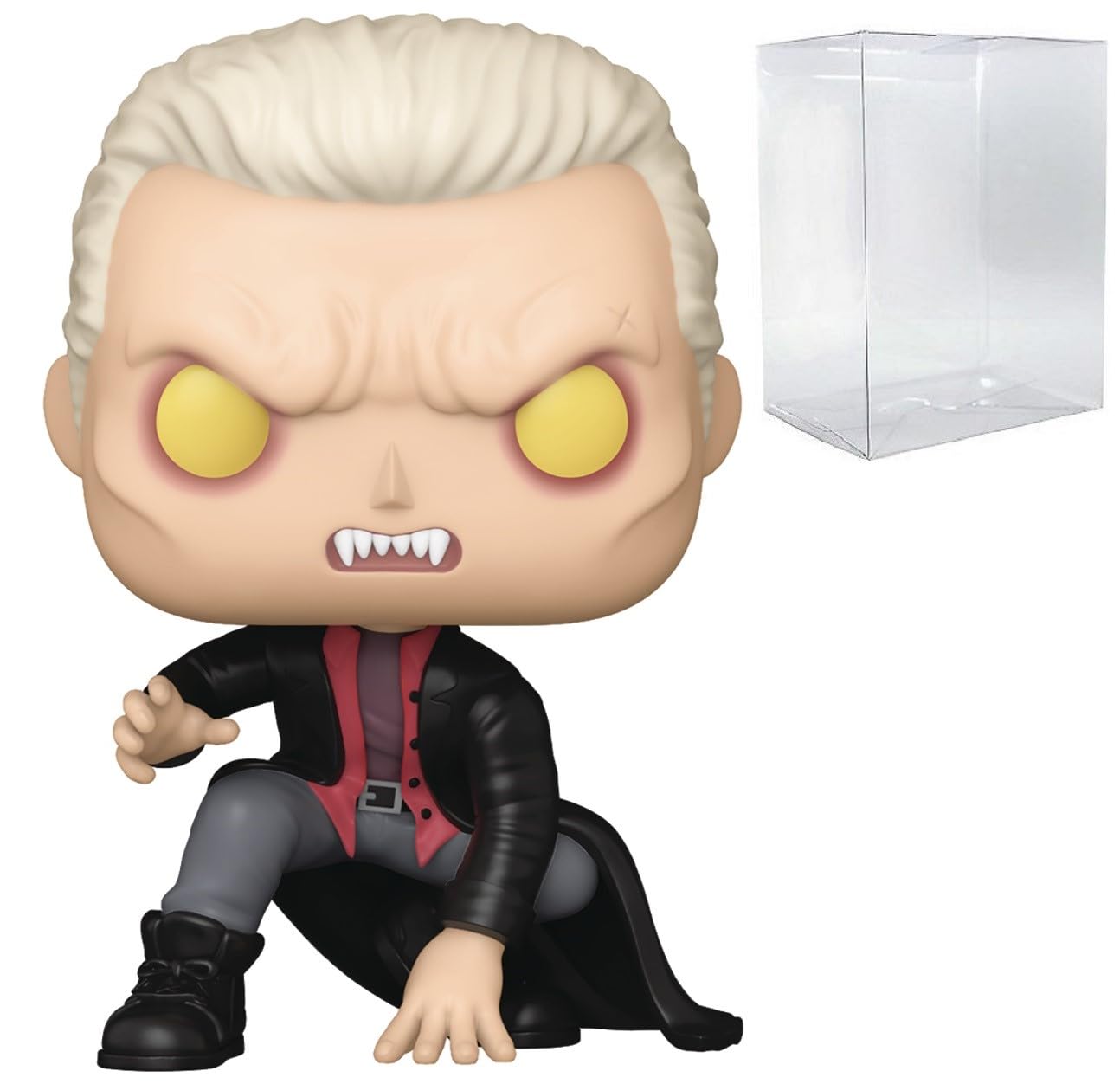 POP TV: Buffy The Vampire Slayer - Spike (Vampire) Funko Vinyl Figure (Bundled with Compatible Box Protector Case) Multicolor 3.75 inches