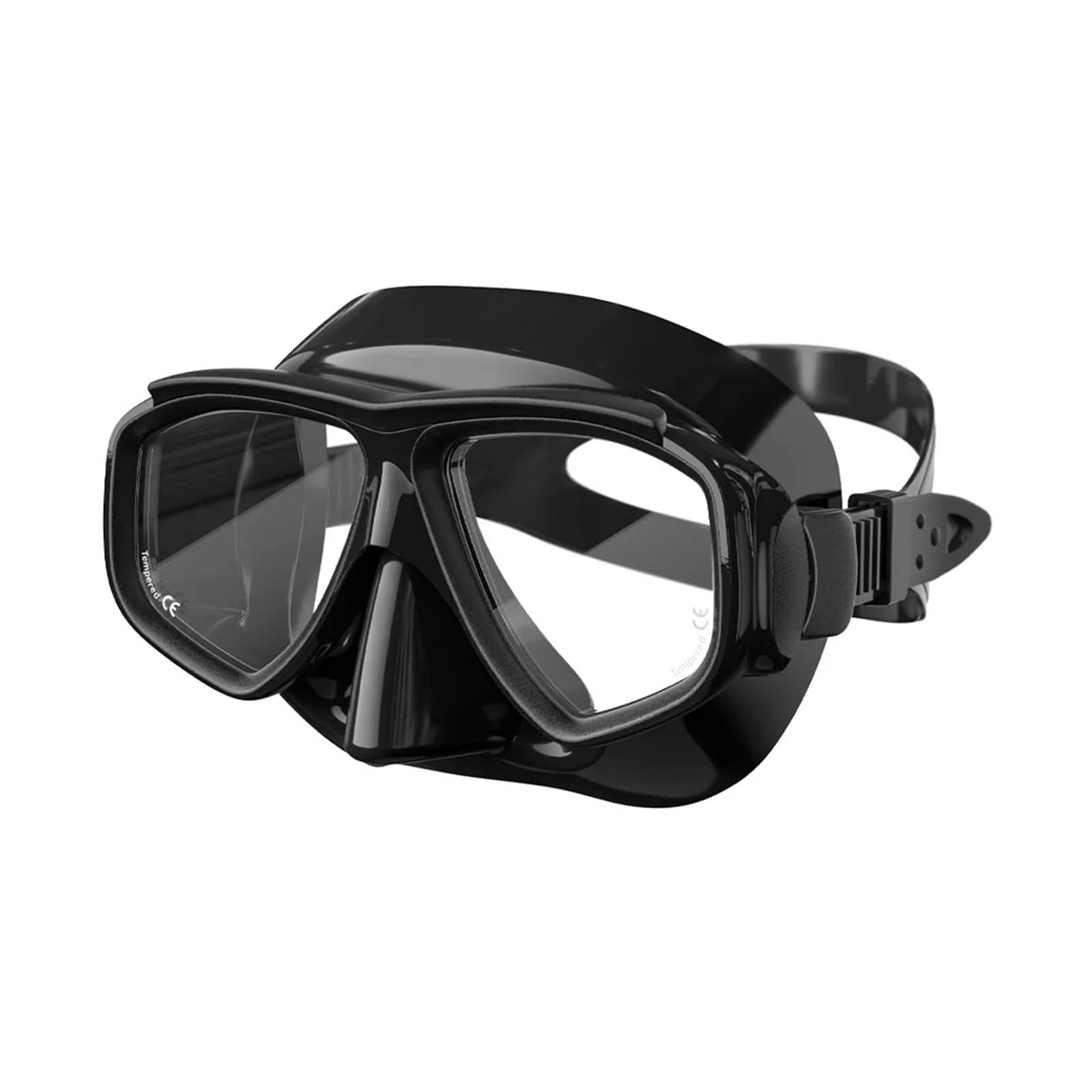 Genérico Máscara Profesional antivaho for natación y Buceo con protección UV, Gafas de Snorkel de Silicona y Juego de Tubos for Adultos