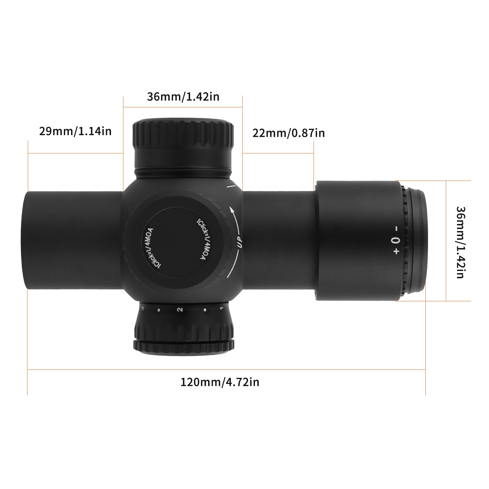 Amazon.co.jp: FOCUHUNTER 3x30 ライフルスコープ プリズムスコープ