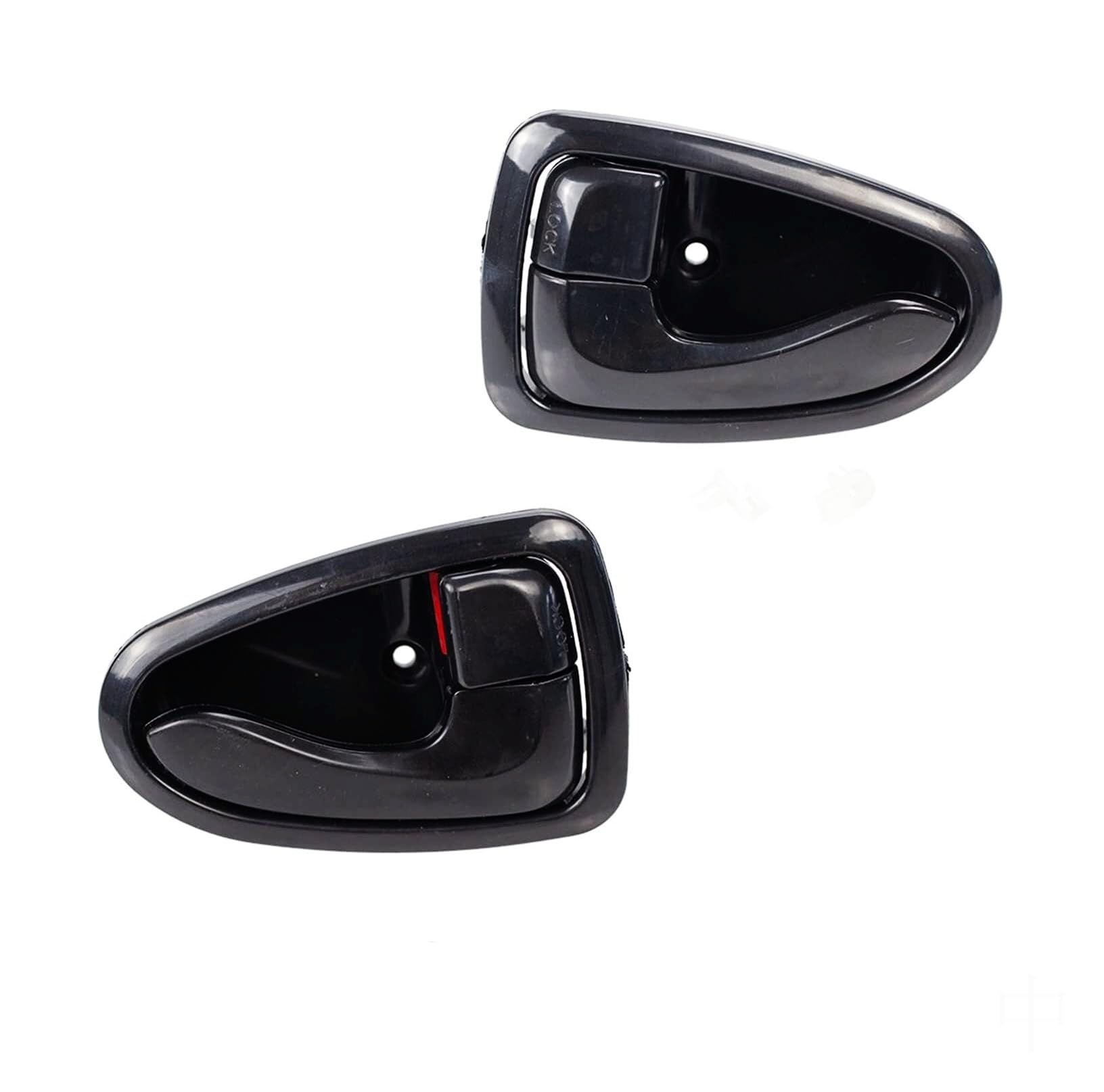 BLBNEZBZTY for Hyundai for Accent for Verna 2000-2006 Inner Door Handle 2PCS Interior Door Handle Covers(L and R Black)