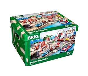 BRIO World Straßen & Schienen Bahn Set
